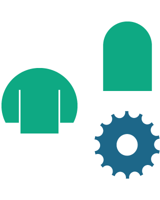 return profile, semi-circular profile, sprocket