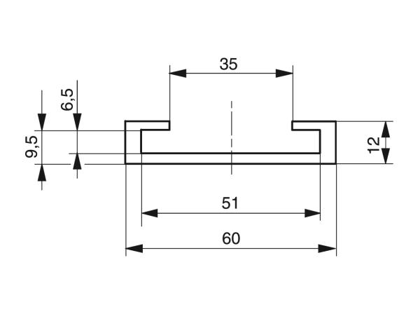 Perfiles encajables para acero plano - Perfiles para transportar - Murtfeldt GmbH Kunststoffe - Technische Zeichnung 6