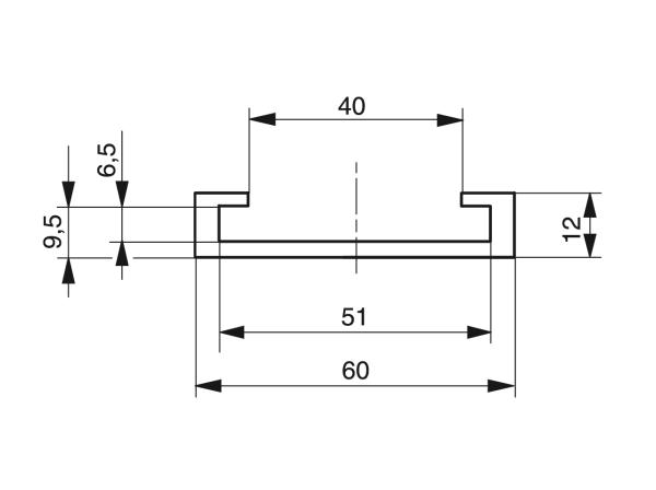 Perfiles encajables para acero plano - Perfiles para transportar - Murtfeldt GmbH Kunststoffe - Technische Zeichnung 7