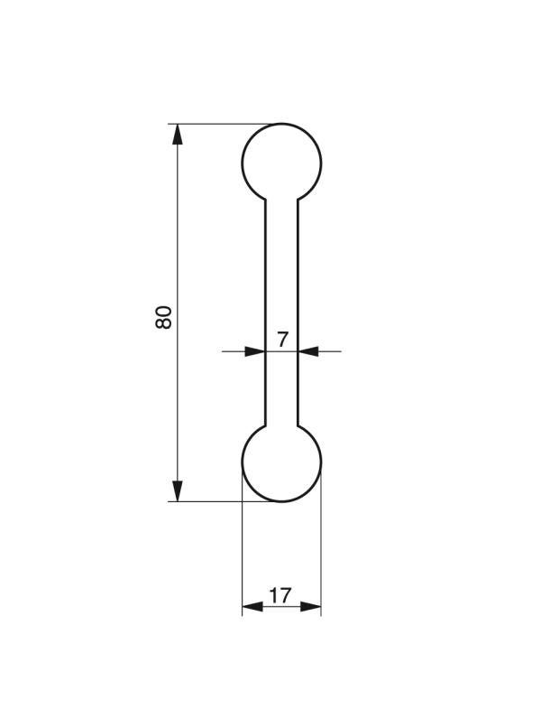 Rail profiles - Profiles for conveying and transportation - Murtfeldt GmbH Kunststoffe - Technische Zeichnung 5