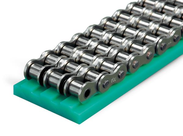 Type T-Triplex - Chain guides for roller chains - Murtfeldt GmbH Kunststoffe - Abbildung 1