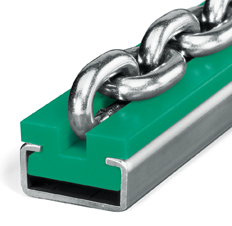Type CRU - Chain guides for round link chains - Murtfeldt GmbH Kunststoffe