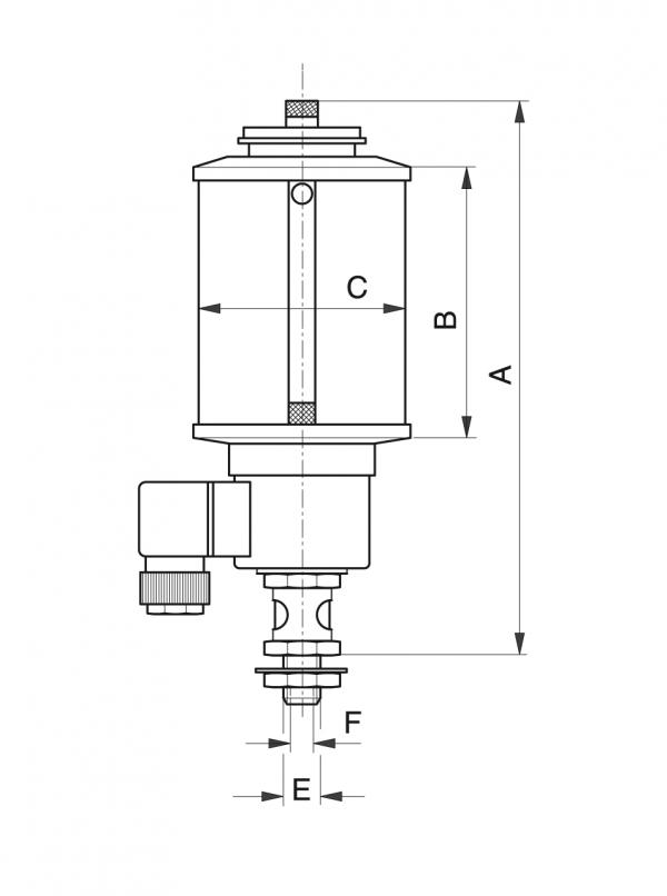 Type ELO - Automatic lubrication systems - Murtfeldt GmbH Kunststoffe - Technische Zeichnung 1