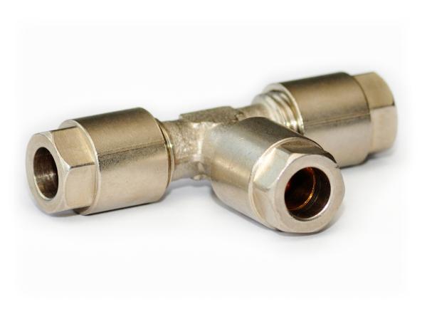 T-coupling for CU pipe - Lubrication system couplings - Murtfeldt GmbH Kunststoffe - Abbildung 1