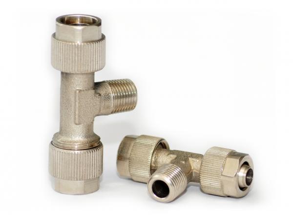 Screwed-in T-coupling for hose - Lubrication system couplings - Murtfeldt GmbH Kunststoffe - Abbildung 1