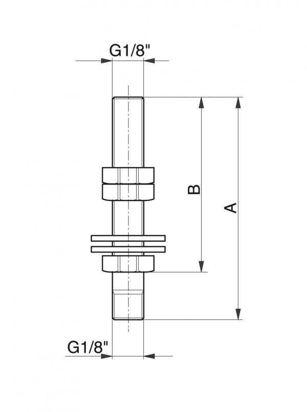 Soporte para pinceles - Accesorios para sistemas de lubricado - Murtfeldt GmbH Kunststoffe - Technische Zeichnung 1
