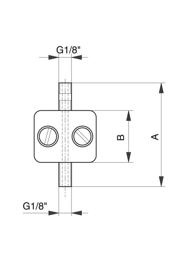 Brush holder - Accessories for lubrication systems - Murtfeldt GmbH Kunststoffe - Technische Zeichnung 3