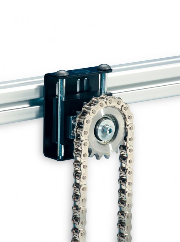 Spann-Boy® TS con rueda de cadena - Tensores de cadena para cadenas de rodillos - Murtfeldt GmbH Kunststoffe - Abbildung 1