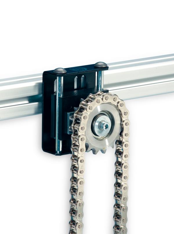 Spann-Boy® TS with sprocket - Chain tensioners for roller chains - Murtfeldt GmbH Kunststoffe - Abbildung 1
