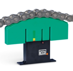 Spann-Box® tamaño 2 con perfil de bloque - Tensores de cadena para cadenas de rodillos - Murtfeldt GmbH Kunststoffe